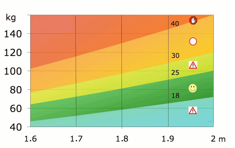 How do you calculate the BMI index?