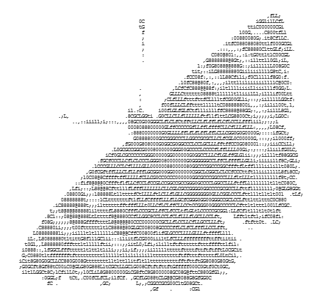 ASCII art butterfly