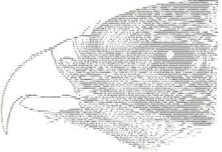 Risultato immagine per ascii pesce. 