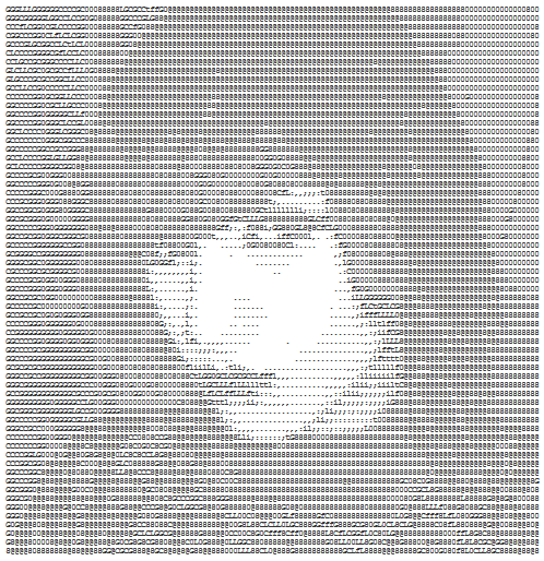 Gothic girl ASCII art image