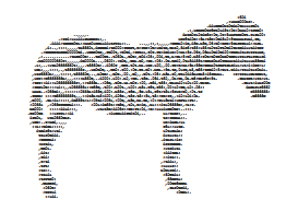 ASCII art zebra